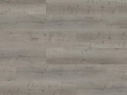 LB Floor Eiche Designboden Eiche Grau – 6 x 240 x 1524 mm, 2,19 m², Rigid SPC, inkl. 1,0 mm Kork-Trittschall