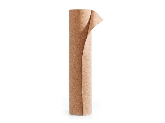 Trittschalldämmung Nature Cork – 2 mm, 10.000 x 1.000 mm (10,0 m²), aus gebundenem Naturkorkgranulat