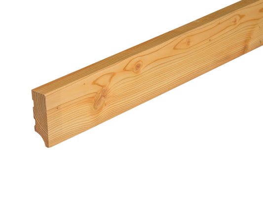 FEEL WOOD Sockelleisten „Rundkante“ – 20x60x2000 mm, sibirische Lärche, massiv, geölt