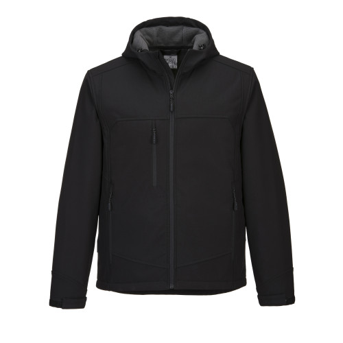 LB WorkWear Softshelljacke mit Kapuze
